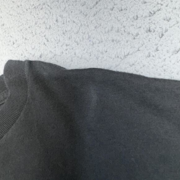 Vintage Scientist Portrait Shirt Mens Medium Black Space Graphic Quote 1993 90s - Picture 5 of 10